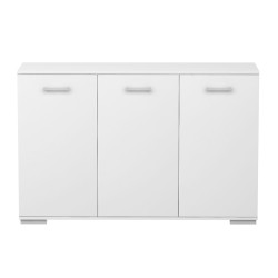 Komoda z trzema szafkami ABS-120 K1 biała