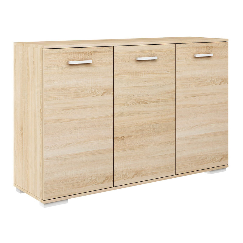 Komoda z trzema szafkami ABS-120 K1 dąb sonoma Komoda z trzema szafkami ABS-120 K1 dąb sonoma