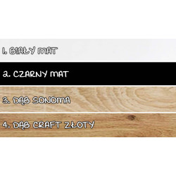 Zestaw mebli do przedpokoju LOFT P12 panele tapicerowane morskie